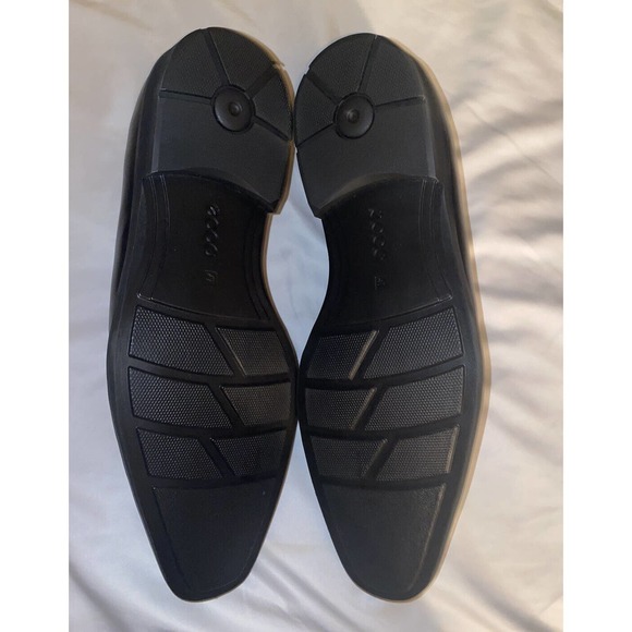 ECCO Men's‎ Calcan Apron Toe Tie Black Dress Lace Up Shoes Size 13-13.5 EU 47 - Picture 5 of 10